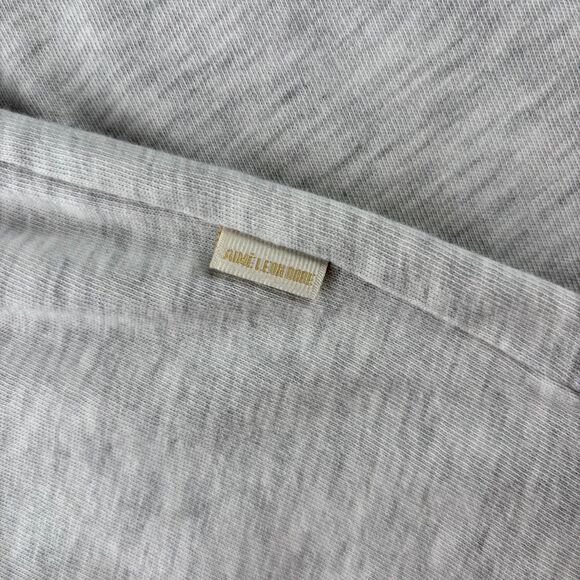 Aime Leon Dore Dime Bag Shirt Mens M Heather Gray Mock Long Sleeve Pocket Cotton - Picture 10 of 11